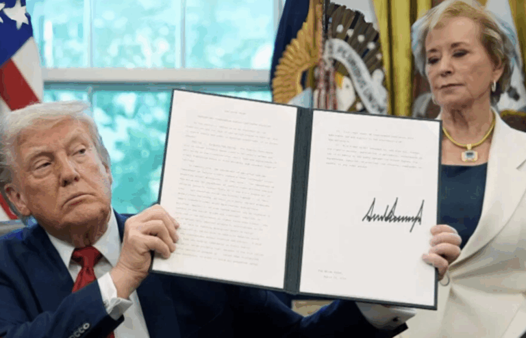 President Donald Trump is moving forward with efforts to reform higher education, signing an executive order aimed at boosting support for Historically Black Colleges and Universities (HBCUs). (Photo: AP)